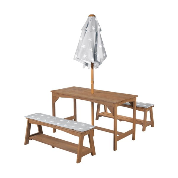 Gyerek kerti bútorszett 4 db-os Outdoor + – Roba-image-1