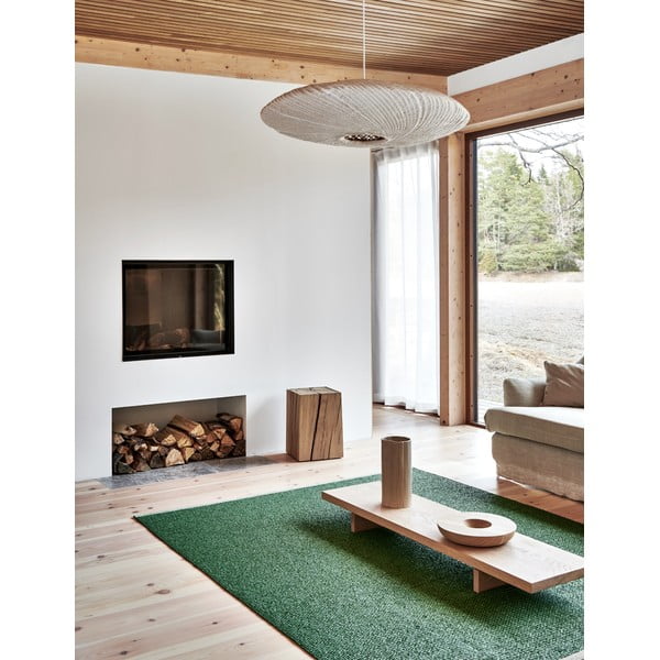 Zöld kültéri-beltéri futószőnyeg 60x150 cm Mono Leaf Oregano – Pappelina-image-1