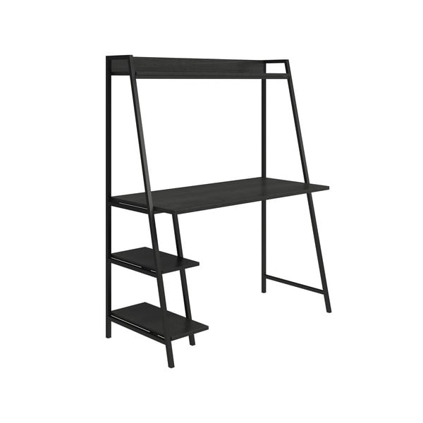 Fali íróasztal tölgyfa dekoros asztallappal 51x111 cm Bushwick – Novogratz-image-1