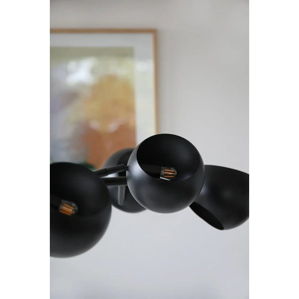 Fekete függőlámpa fém búrával Edgar – Markslöjd-image-1