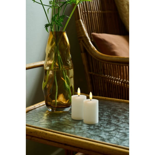 Fehér tölthető fénydekoráció készlet 2 db-os Smilla – Sirius-image-1