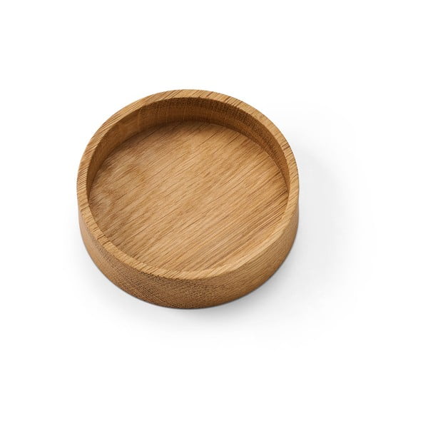 Natúr színű dekoratív fa tárolódoboz ø 11x3 cm Circle S – LIND DNA-image-2