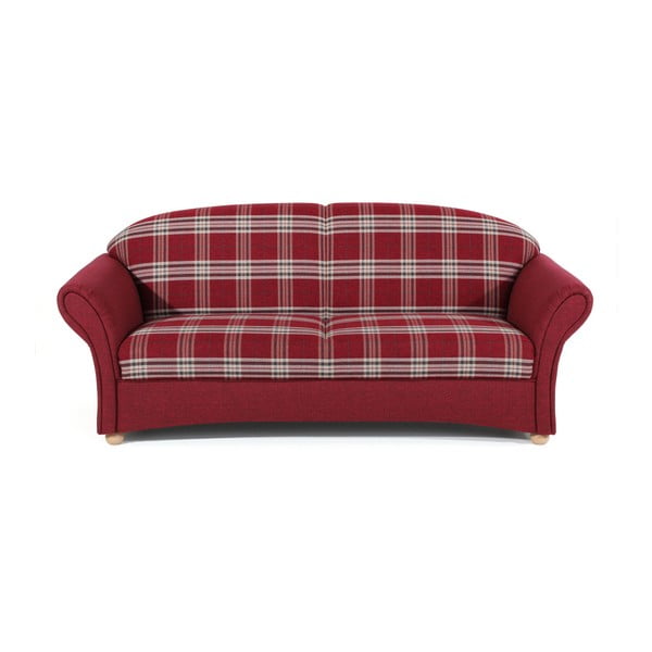 Corona piros kockás kanapé, 202 cm - Max Winzer