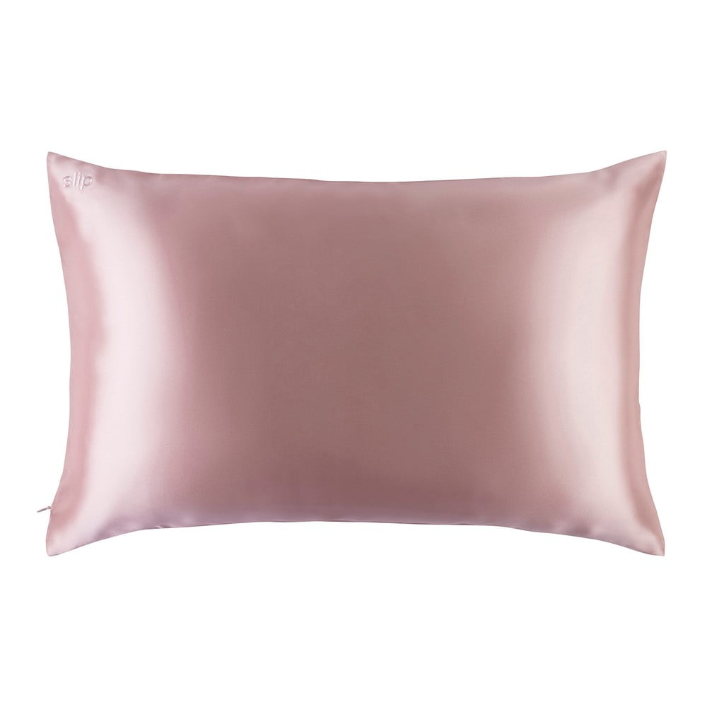 Selyem párnahuzat 51x76 cm Pink slip