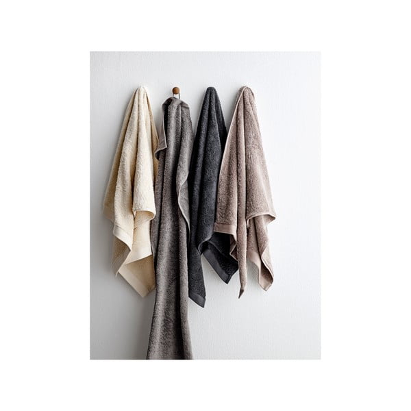 Barna frottír pamut törölköző 30x30 cm Comfort – Södahl-image-3