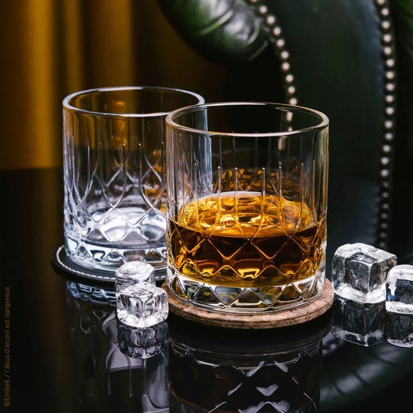 Whiskys pohár szett 4 db-os 340 ml Chicago – La Rochére-image-2