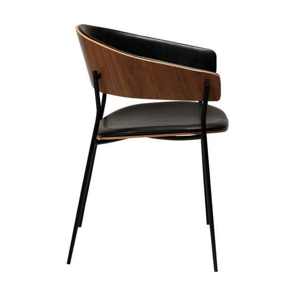 Fekete-sötét natúr színű karfás étkezőfotel Crib – DAN-FORM Denmark-image-3