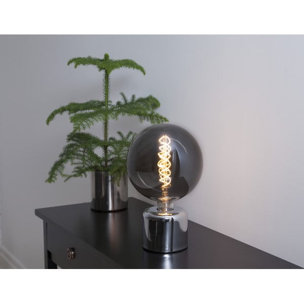 Ezüstszínű lámpa talp 10 cm Glans – Star Trading-image-2