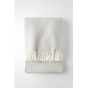 Skyline világosszürke pamutkeverék pléd, 140 x 180 cm - Euromant