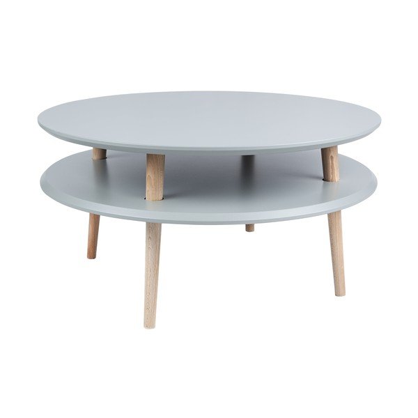 UFO sötétszürke dohányzóasztal, ⌀ 70 cm - Ragaba