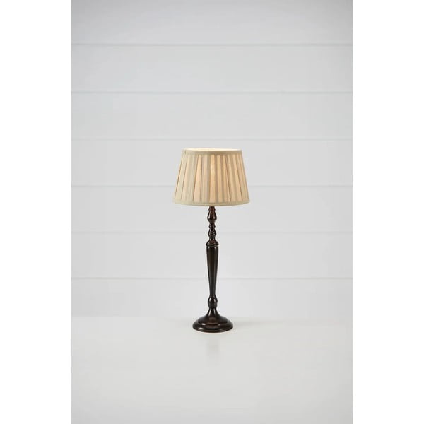 Sötétbarna asztali lámpa textil búrával (magasság 60 cm) Chocolat – Markslöjd-image-1