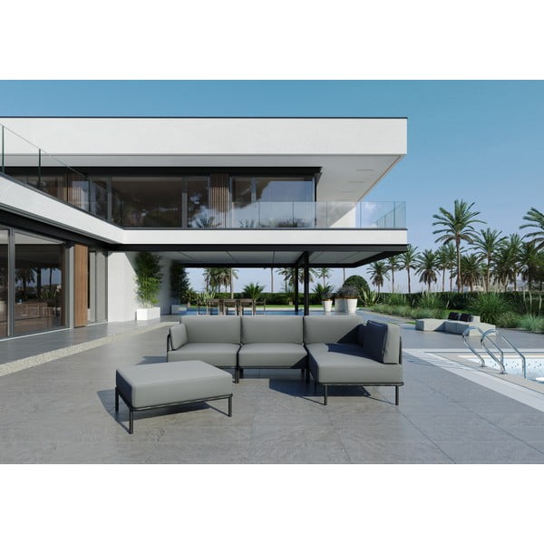 Világosszürke kerti moduláris kanapé 234 cm Salve – Sit Sit-image-1
