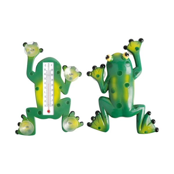 Béka alakú, ablakra tapadó hőmérő - Esschert Design-image-2