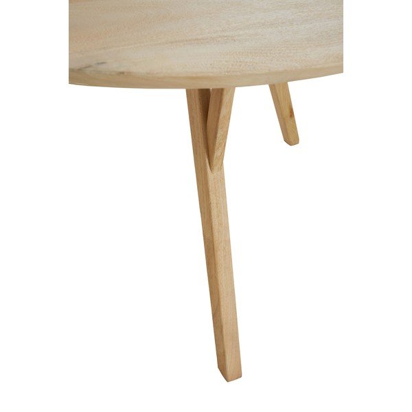 Mangófa kerek étkezőasztal ø 120 cm Quenza – Light & Living-image-4