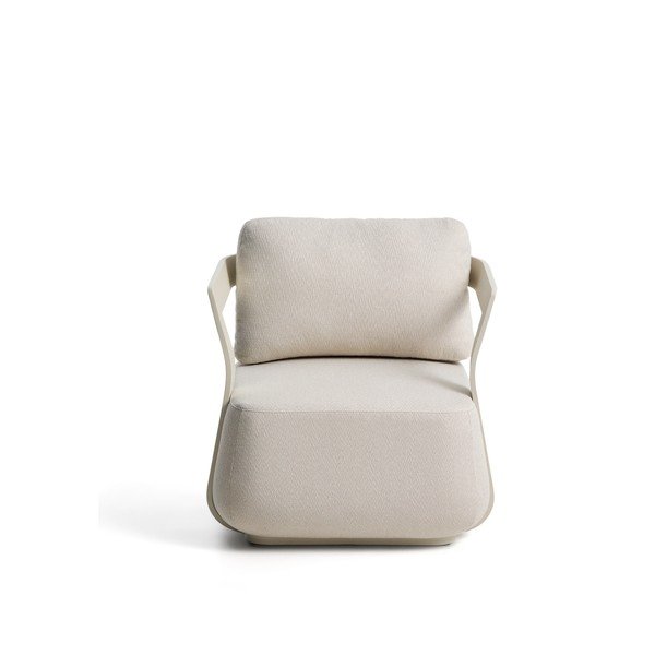 Krémszínű párnázott kerti fotel Tamaris – Kave Home-image-1
