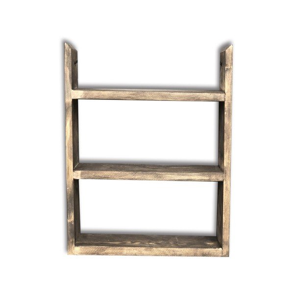 House fali polc, fából, 35 x 48 x 10 cm-image-2