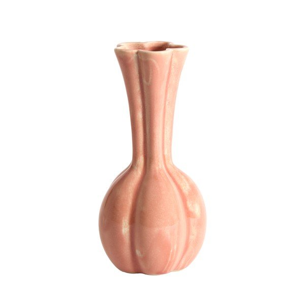 Rózsaszín kerámia váza (magasság 17 cm) Sydell – Light & Living