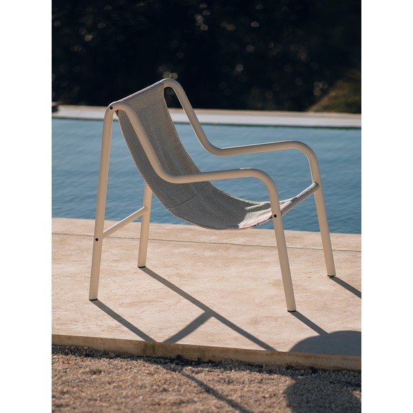 Bézs fém kerti fotel Nokk – noo.ma-image-1