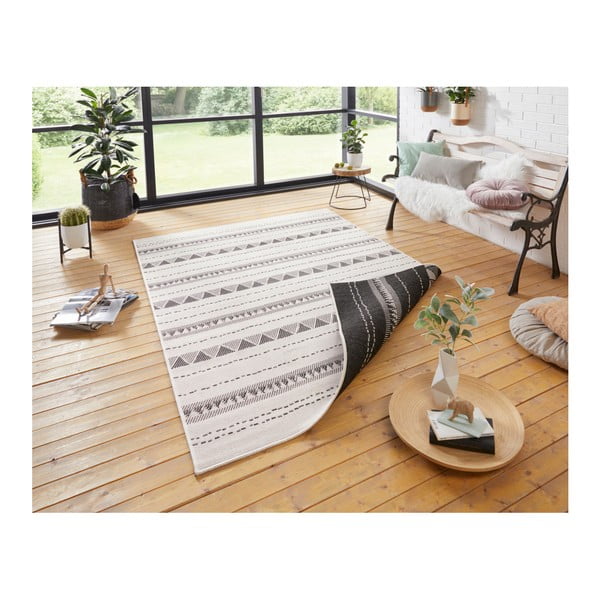 Bahamas fekete-krémszínű kültéri szőnyeg, 160 x 230 cm - NORTHRUGS-image-4