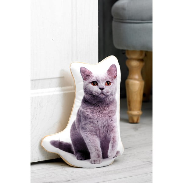 Brit kék macska ajtótámasz - Adorable Cushions