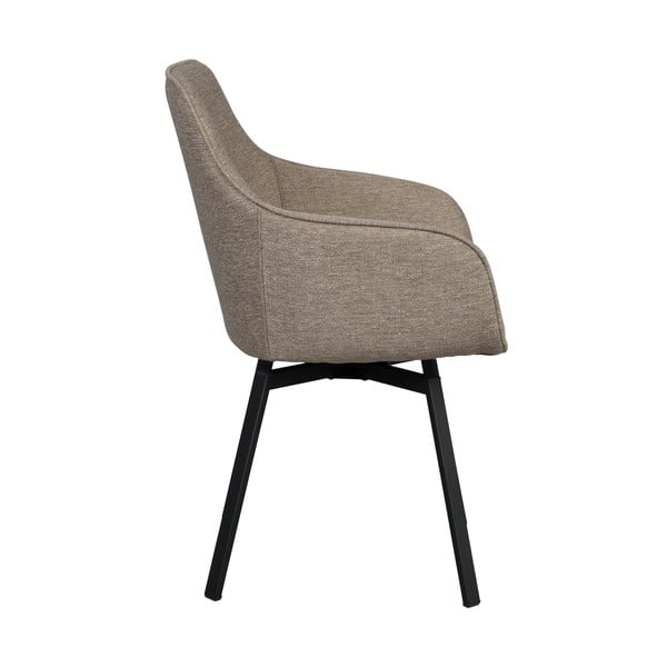 Bézs kárpitozott étkezőfotel szett 2 db-os Alison – Rowico-image-3