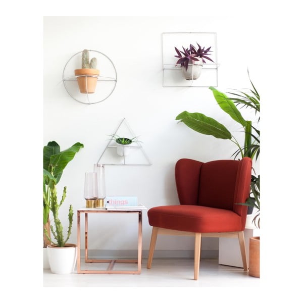 Triangle fehér fali virágtartó - Really Nice Things-image-1