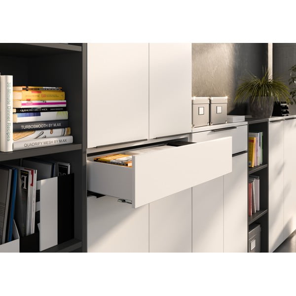 Fehér ruhásszekrény 81x197 cm Mailand – Germania-image-1