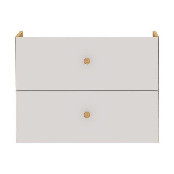 Világosszürke fiókos modul 43x33 cm Z Cube - Tenzo-image-1