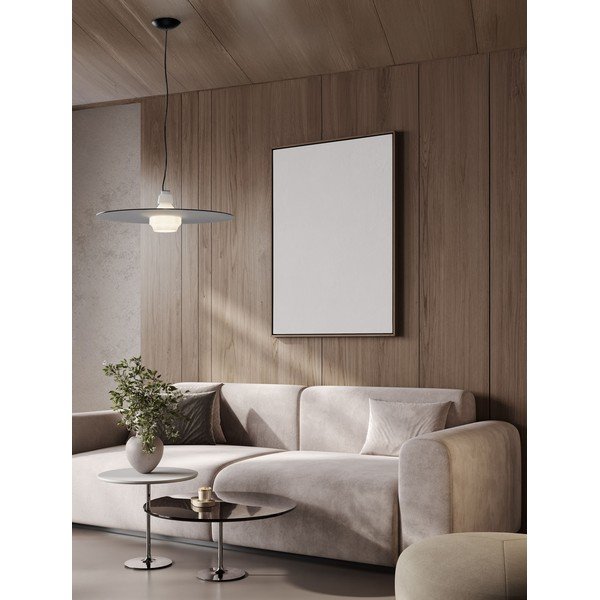 Matt fekete acél függőlámpa ø 60 cm Lora – Nova Luce-image-1