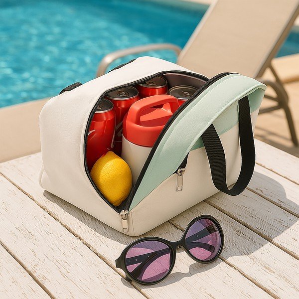 Krémszínű hűtőtáska 11 l Termo – Orion-image-1