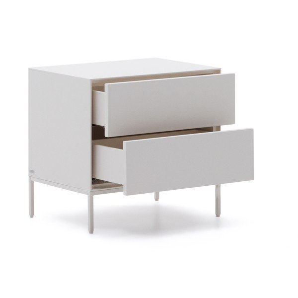 Fehér éjjeliszekrény Vedrana – Kave Home-image-4