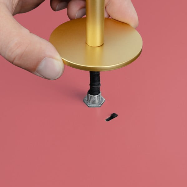 Rózsaszín fém LED dimmelhető függőlámpa fém búrával ø 31 cm Asteria Plus – UMAGE-image-1