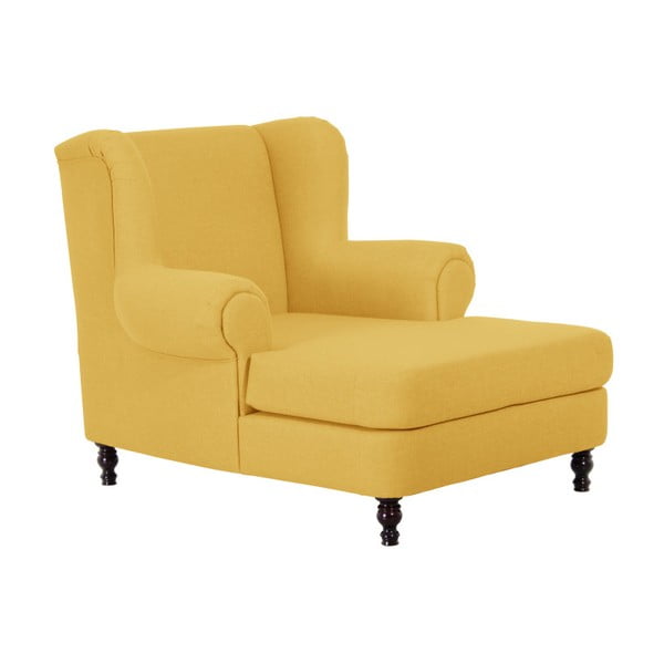 Mareille Yellow sárga színű füles fotel - Max Winzer-image-3