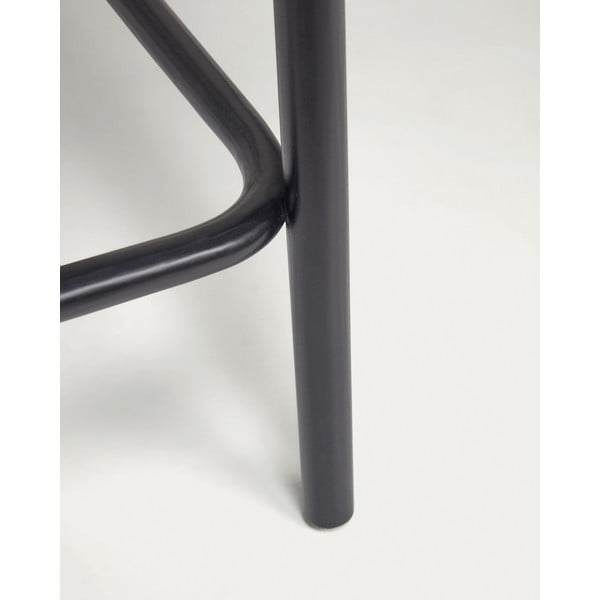 Fekete szilfa bárszék (ülésmagasság 65 cm) Doriane – Kave Home-image-3