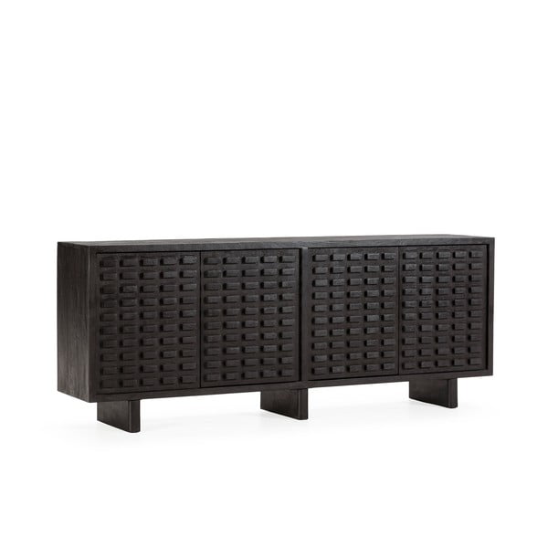 Fekete mangófa komód 200x80x40 cm Inaya – MOME-image-3