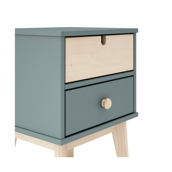 Szürkészöld gyerek éjjeliszekrény Estefania – Marckeric-image-4