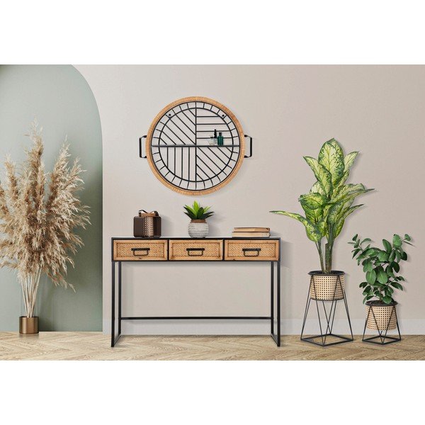 Fekete fém polc Cebu - Mauro Ferretti-image-1