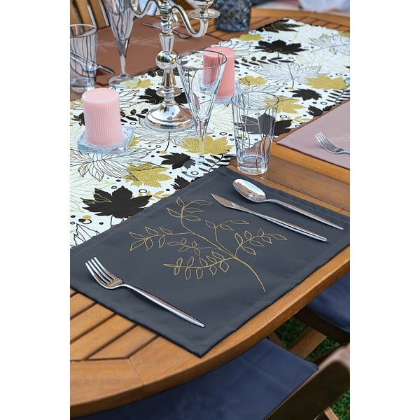 4 db textil tányéralátét és asztali futó - Minimalist Home World-image-3