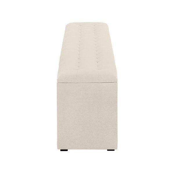 Nova krémszínű kárpitozott pad tárolóhellyel, 200 x 47 cm - Windsor & Co Sofas-image-4