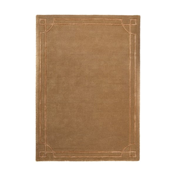 Terrakotta színű kézi szövésű gyapjú szőnyeg 120x170 cm Gatsby – Flair Rugs