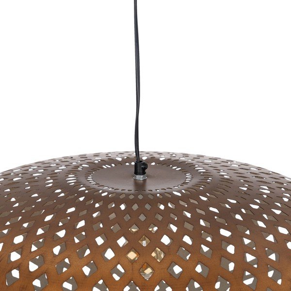 Aranyszínű függőlámpa fém búrával ø 56 cm – Ixia-image-4