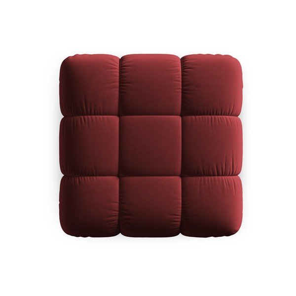 Piros bársony lábtartó Bellis – Micadoni Home-image-4