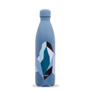 Kék rozsdamentes acél utazó ivópalack 750 ml ALTITUDE x Severine Dietrich - Qwetch