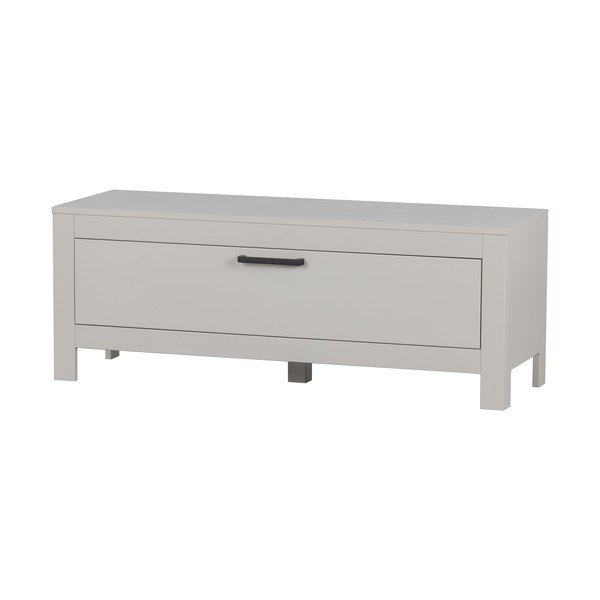 Világosszürke borovi fenyő TV-állvány 120x45x40 cm Bonk – WOOOD-image-2