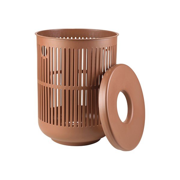 Narancssárga műanyag szennyeskosár 60 l Ume – Zone-image-3