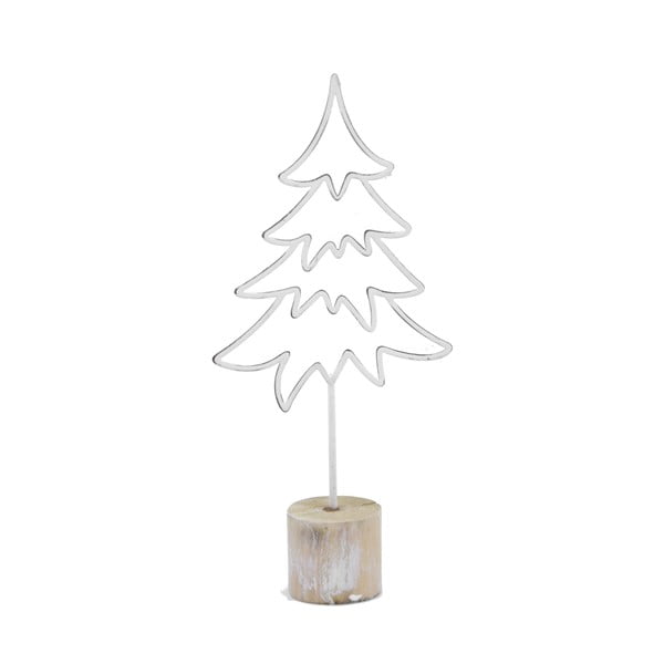 Tree fenyőfa formájú fehér karácsonyi dekoráció - Ego Dekor