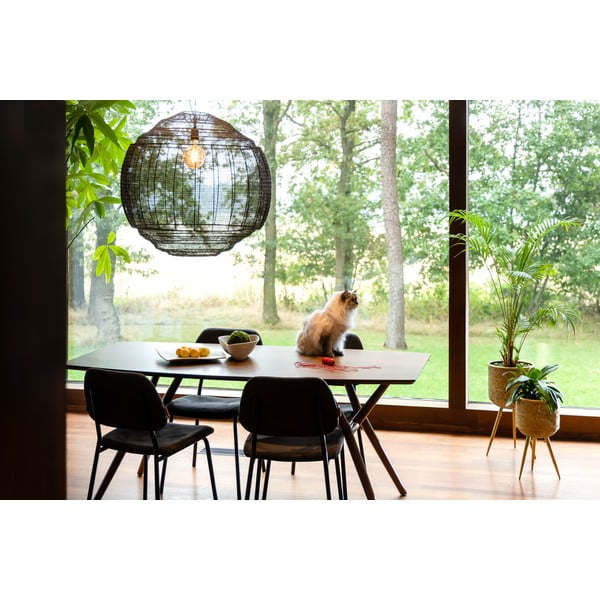 Fekete függőlámpa ø 70 cm Meezan – Dutchbone-image-4