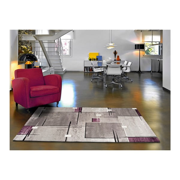 Detroit szürke-lila szőnyeg, 200 x 290 cm - Universal-image-1