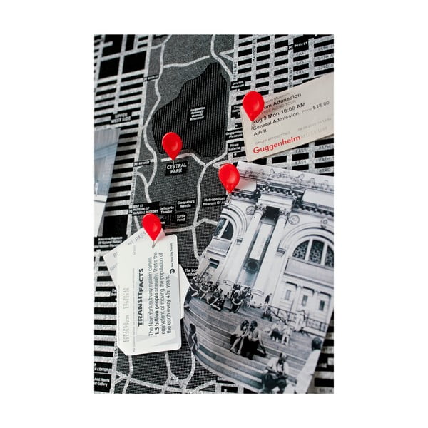 Pin World fekete falitérkép, 126 x 68 cm - Palomar-image-3