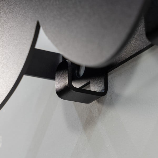 Fekete fém fali fogas 58 cm Tumulo – Spinder Design-image-3